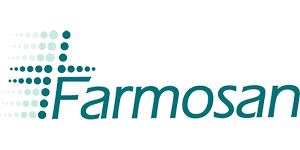 Logo Farmosan, azienda specializzata in dispositivi medici e soluzioni per il benessere, con cui collabora la dottoressa Saviano